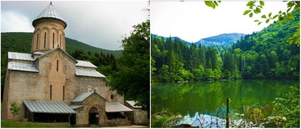 Bateti lake- Kintsvisi monastery