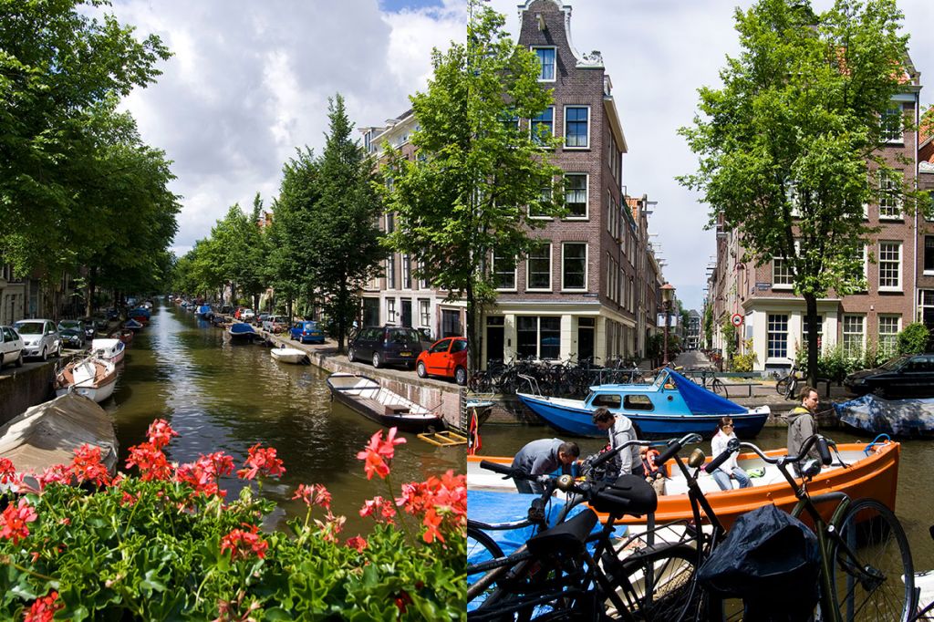 ამსტერდამი . ღამე