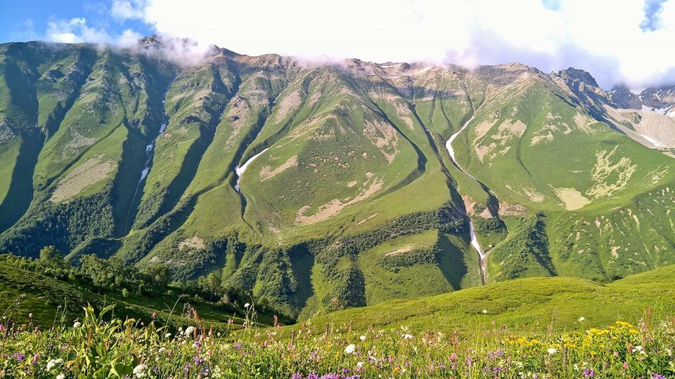 Hiking on Svaneti Caucasus