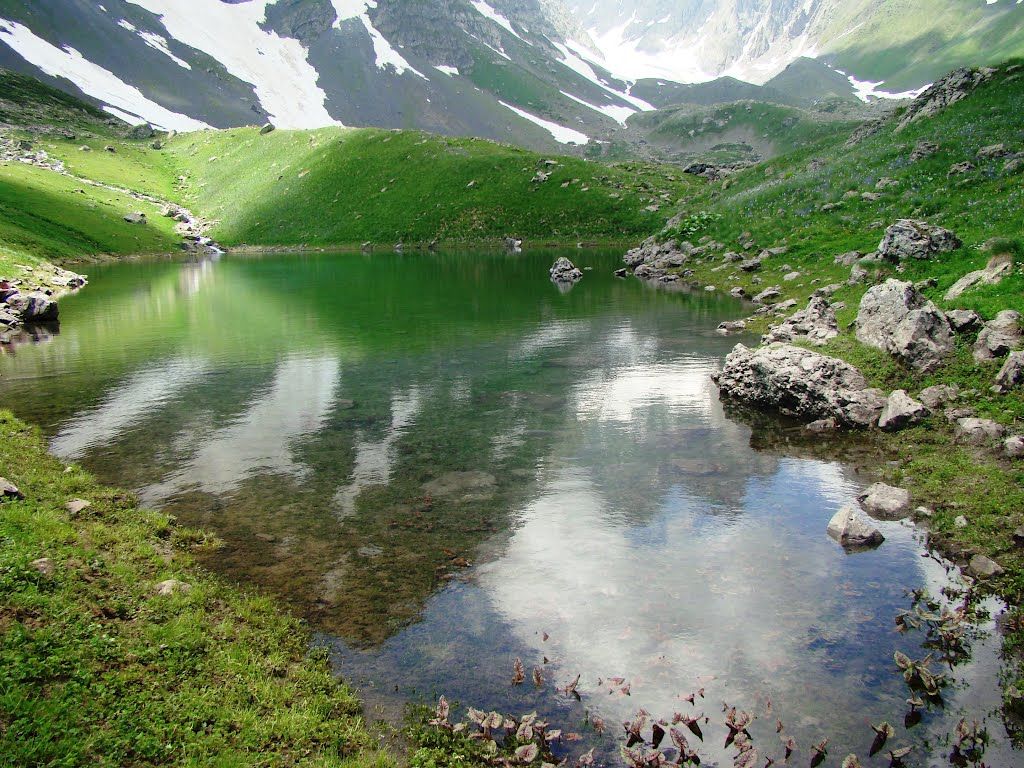 ჯუთა,ჭიუხები,აბუდელაურის ტბები,როშკა