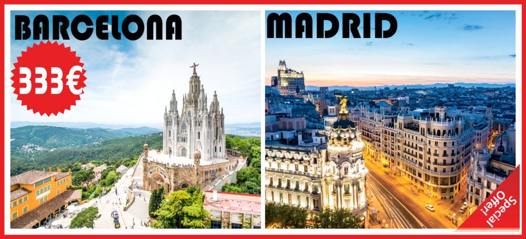 ორი ულამაზესი ქალაქი მხოლოდ ბარსელონა >> მადრიდი