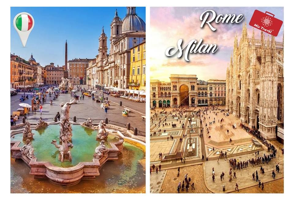 რომი - მილანი MIX TRAVEL-ისგან!