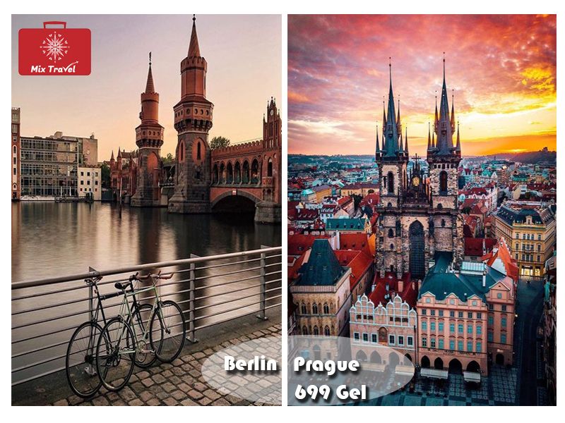 ბერლინი+პრაღა  MIX TRAVEL-ისგან!!!