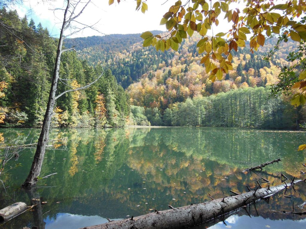 ბატეთის ტბა შემოდგომის ბოლო გასვლა