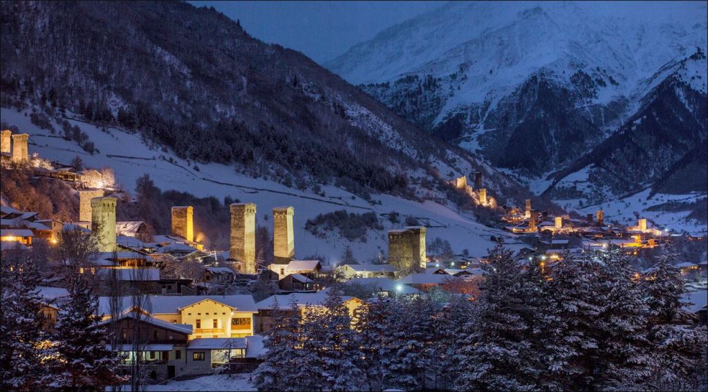 შეხვდი ახალ წელს სვანეთში .. იანვარი