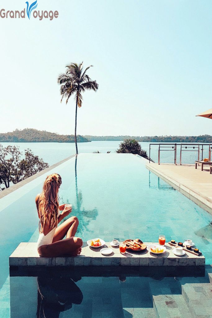 ტროპიკული კუნძული შრილანკა-ინდოეთის ოკეანეში