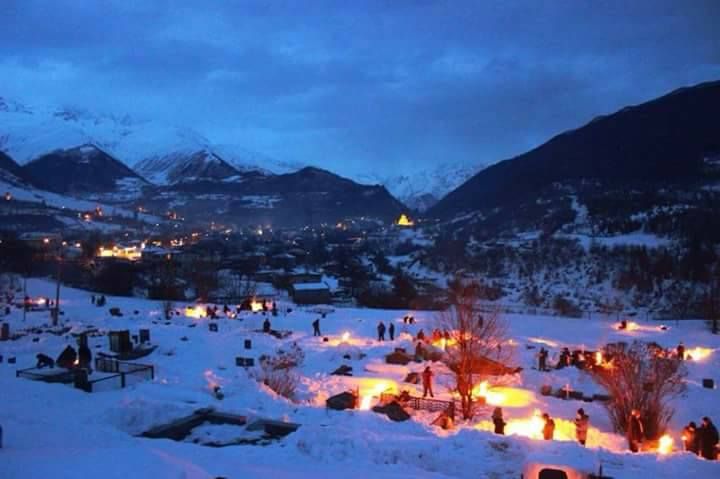 ლამპრობა სვანეთში თებერვალს <