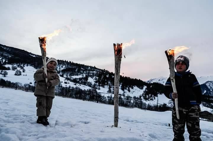 ლამპრობა სვანეთში თებერვალს <