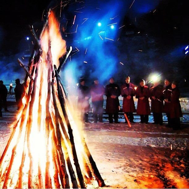 ლამპრობა სვანეთში . . თებერვალს