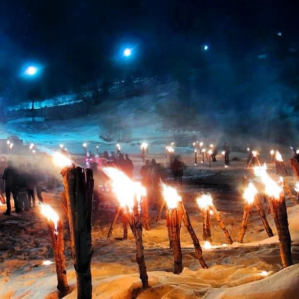 ლამპრობა სვანეთში . . თებერვალს