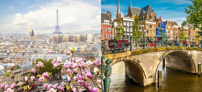 პარიზი და ამსტერდამი გელოდება შენ