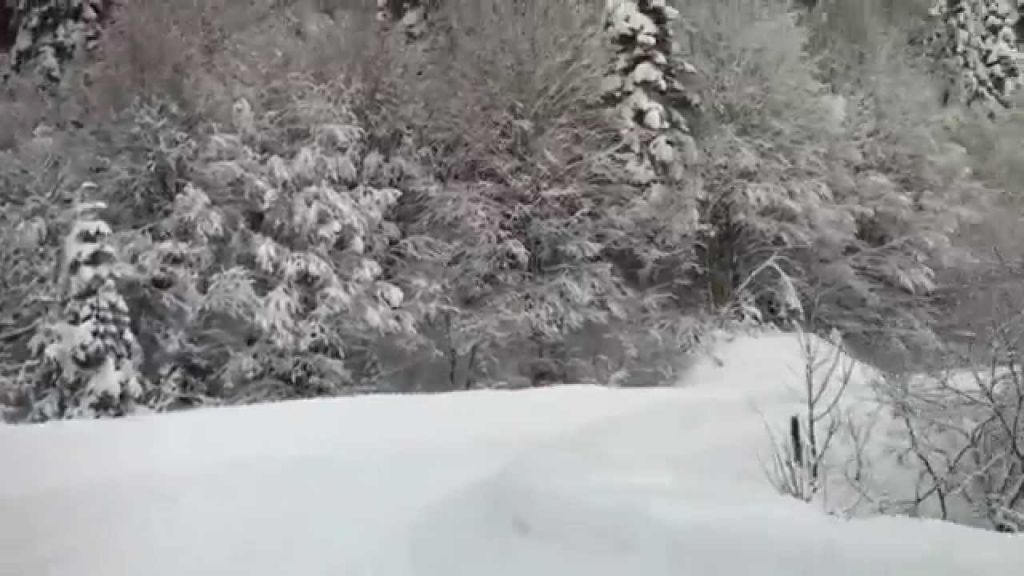 მარტს ზამთრის რაჭა გადათეთრებული შაურის ტბა, შოვი