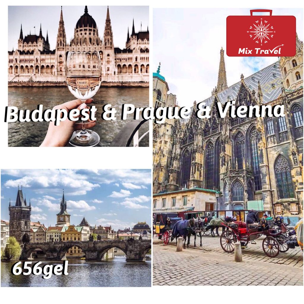 Budapest- Prague - Vienna - 656  GEL