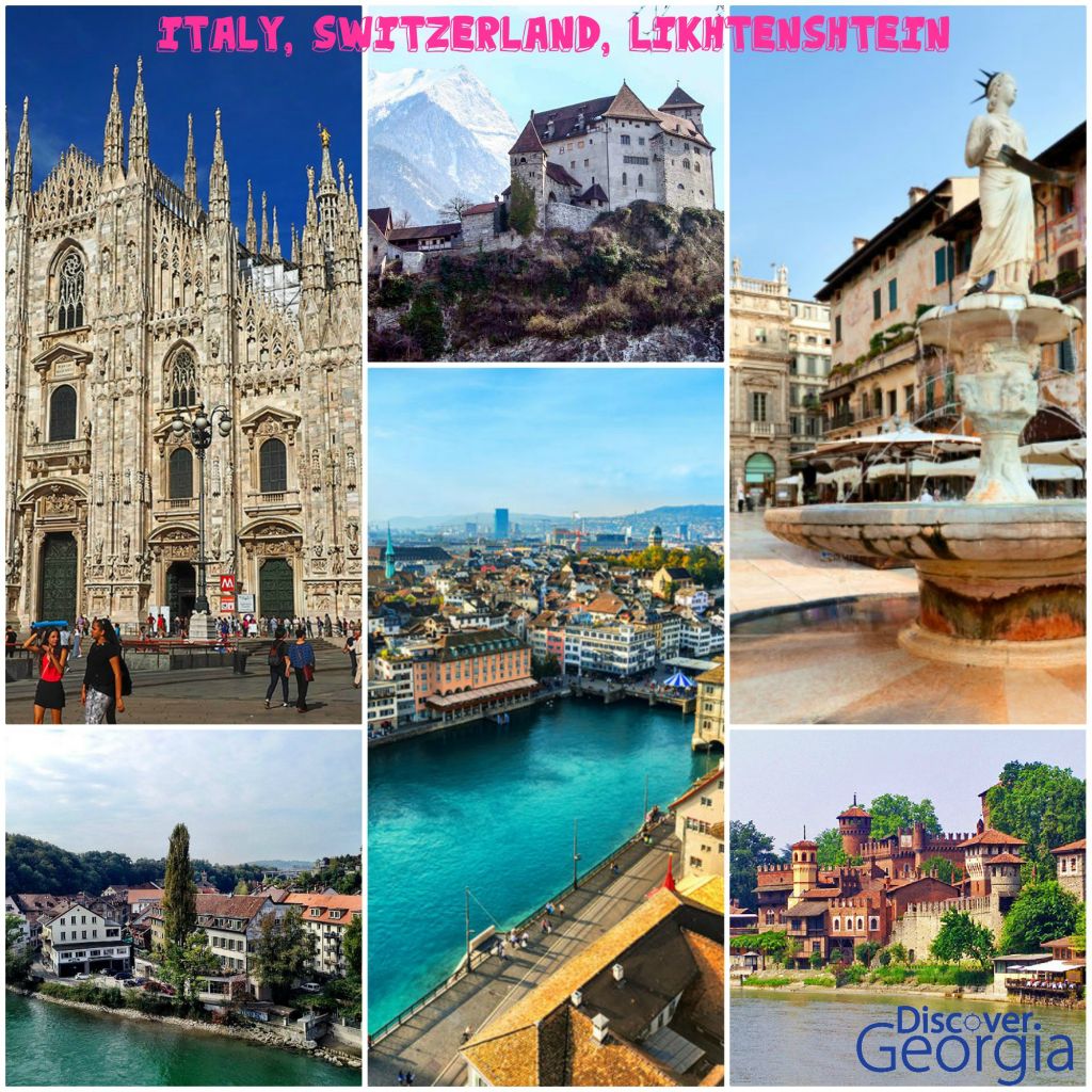 იტალია, შვეიცარია, ლიხტენშტეინი <ავიაბილეთებიანად>
