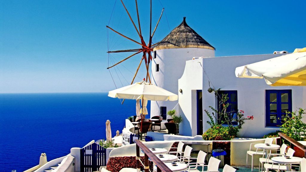 სანტორინი - ცისფერი სამოთხე დედამიწაზე 