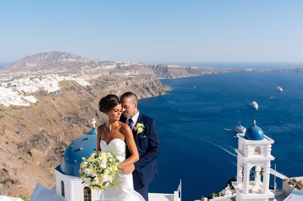 wedding in santorini 