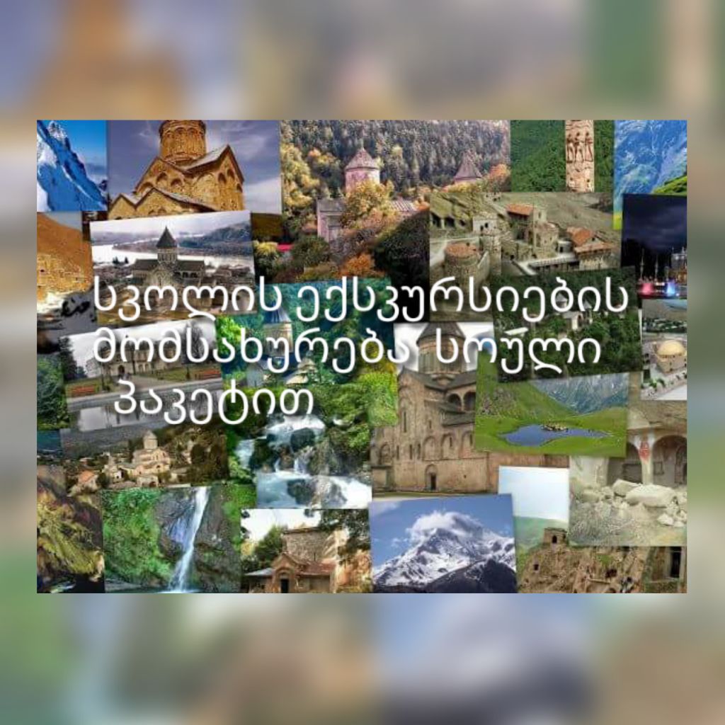 სკოლის ექსკურსიების მომსახურება სრული პაკეტი