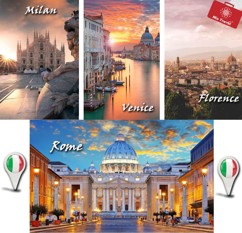 Milan-Venice-Florence-Rome-  GEL