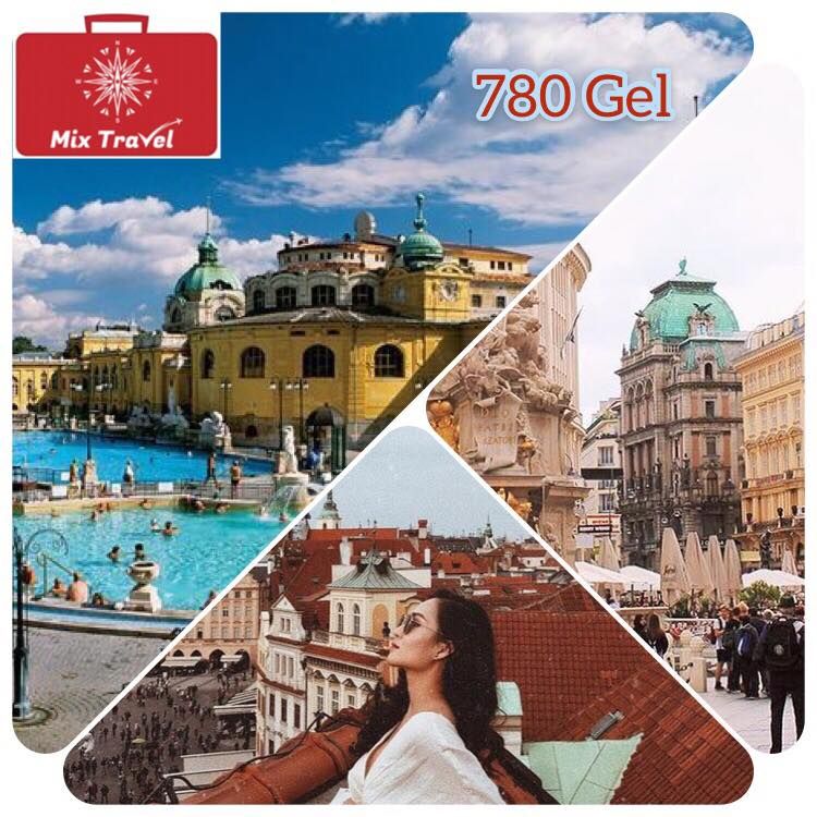 აქცია! ბუდაპეშტი - ვენა- პრაღა ივლისი!