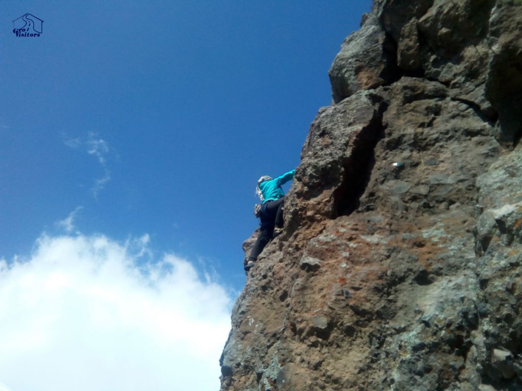 კლდეზე ცოცვა არშაში -  ხევი, ყაზბეგი