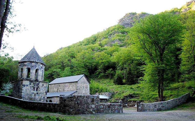 ბორჯომის პარკი, მწვანე მონასტერი,რაბათი,ვარძია