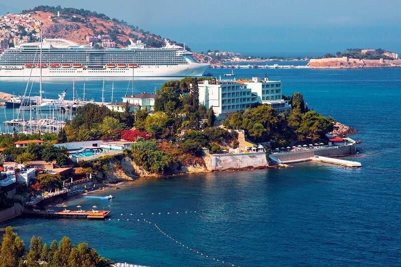 აქცია და ბოლო ადგილები კუშადასის მიმართულებით