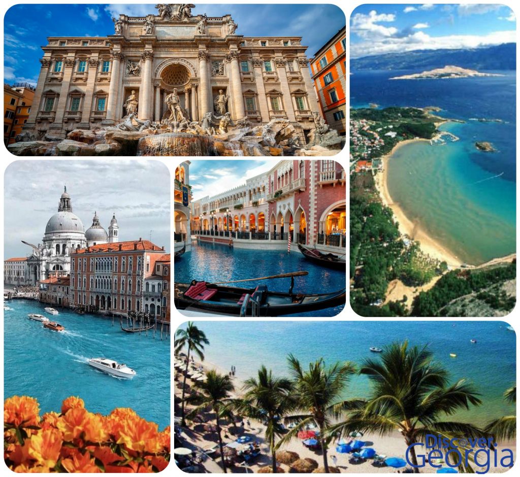 იტალიის 5 ქალაქი -> რომი - ფლორენცია - ვენეცია - სანმარინო - რიმინი