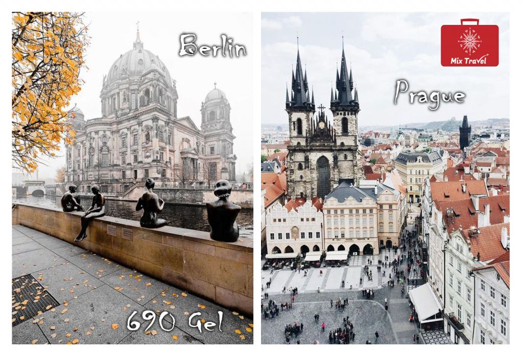 აქცია ბერლინისა და პრაღის ერთკვირიან კომბინირებულ საგზურზე!!!