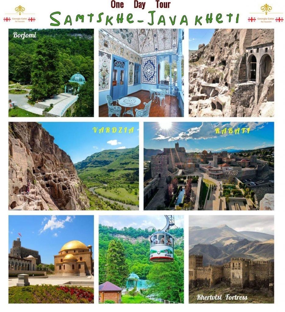 Borjomi - Rabati castle - Vardzia - Khertvisi Fortress