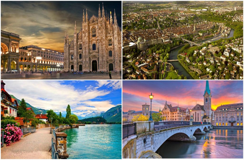 იტალია / შვეიცარია / ლიხტენშტაინის სამთავრო - სრული საგზური (დღე/ღამე) - !