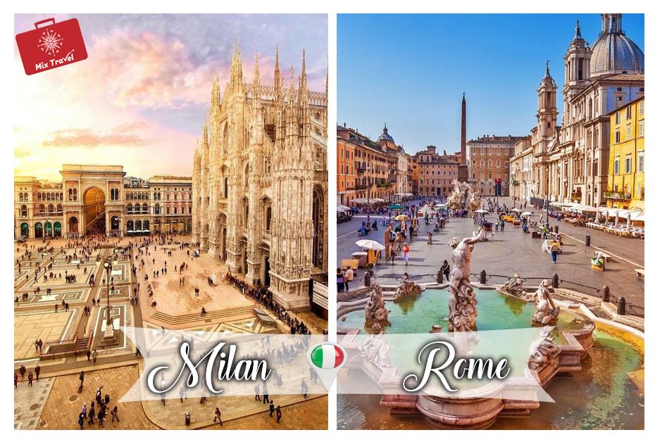 მილანისა და რომის საგზური სულ რაღაც !!!