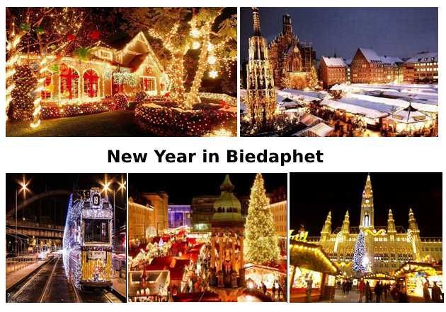 საახალწლოდ მორთული ბუდაპეშტი