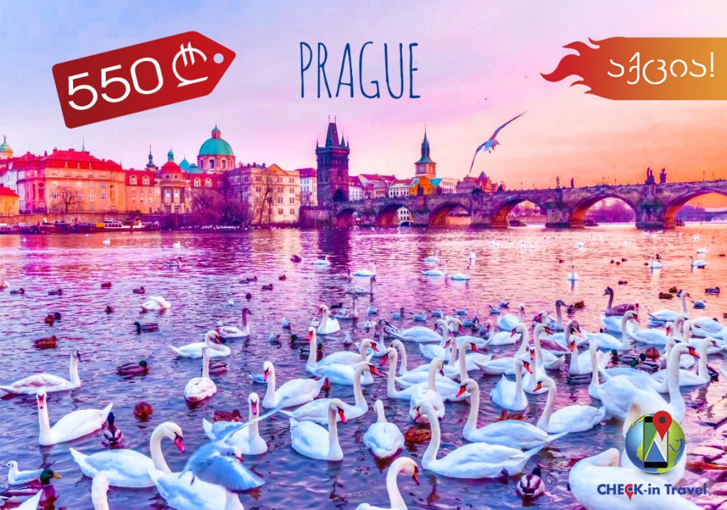 აქცია!!!  დღე პრაღაში !!!