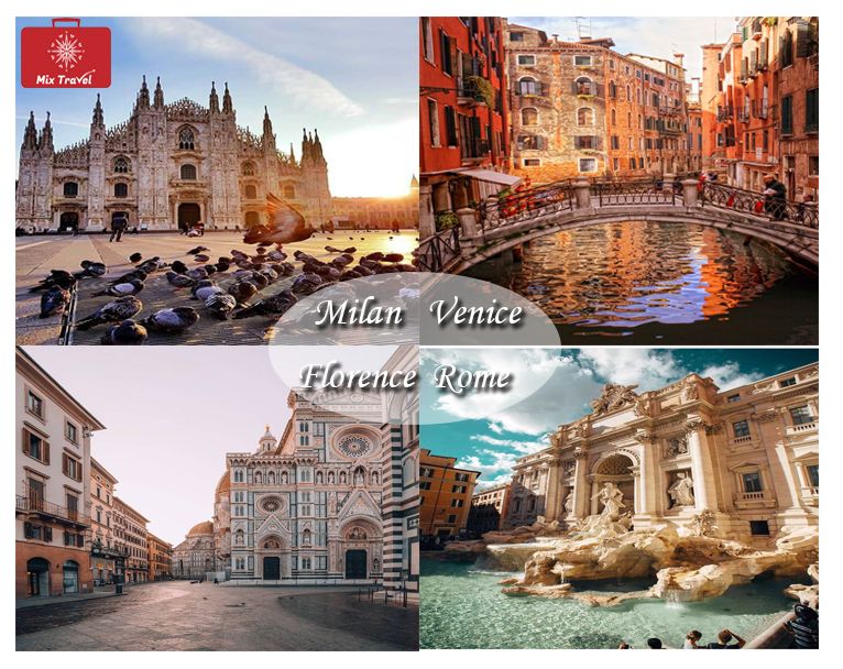 იტალიის ოთხის ქალაქი #MixTravel-სგან