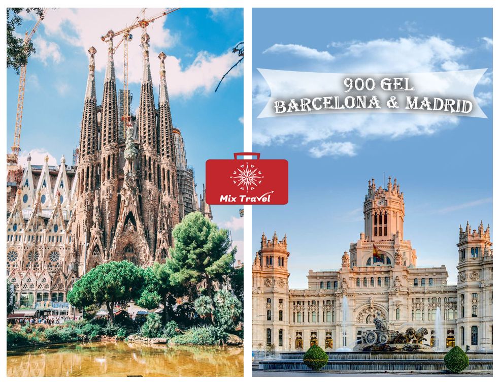ბარსელონა-მადრიდის დაუვიწყარი საგზური  MIX TRAVEL-ისგან