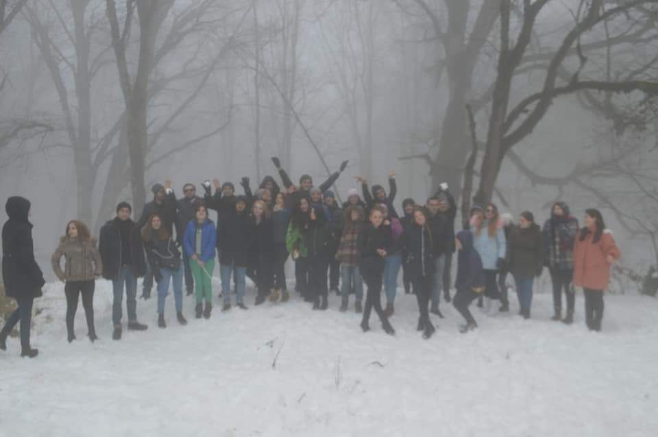 საბადურის ტყე იანვარს