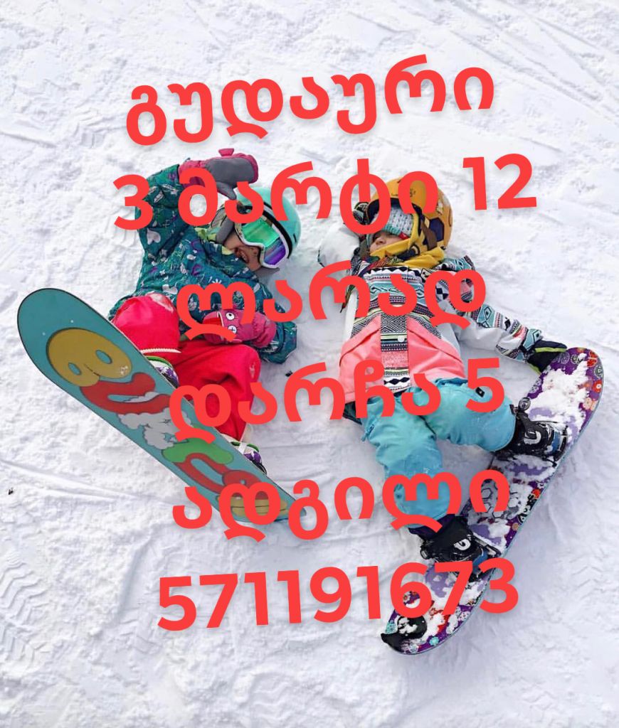 გუდაური ხვალ მარტს