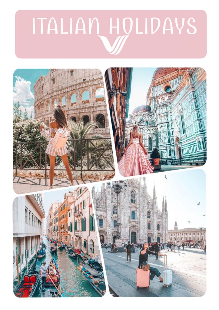 რომი-ფლორენცია-ვენეცია-მილანი დღის აქციით