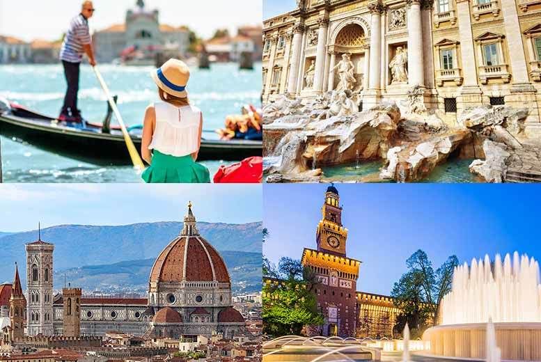 იტალიის ტური - რომი, ფლორენცია, ვენეცია, მილანი
