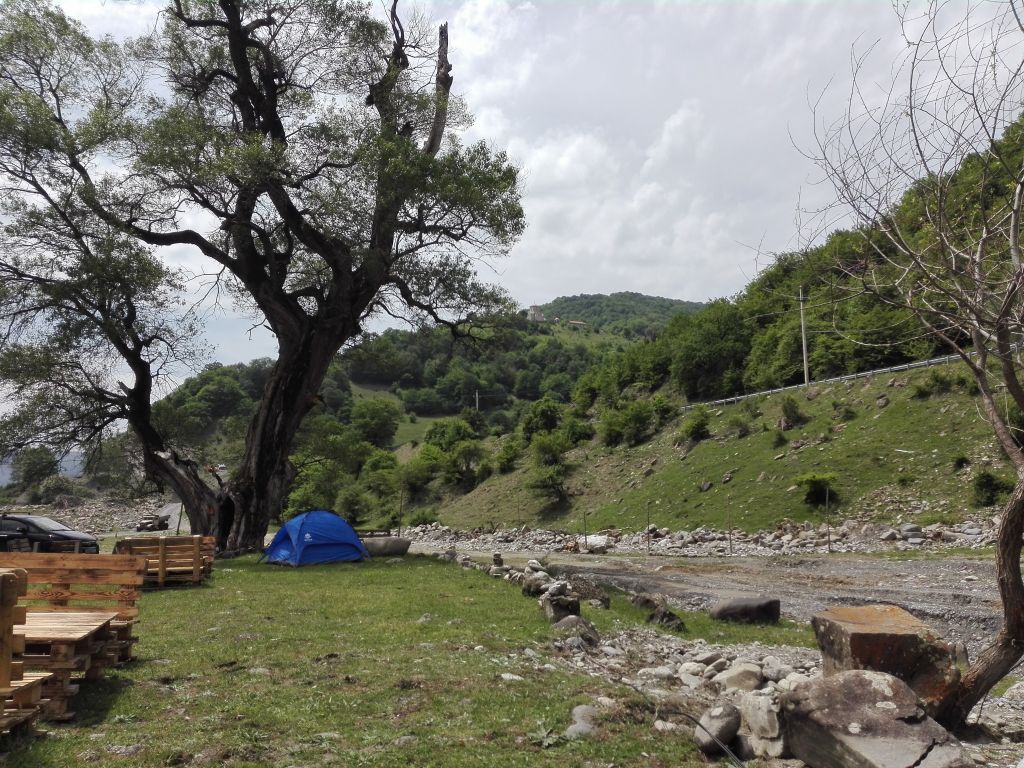 პიკნიკი მდინარე არაგვის პირას