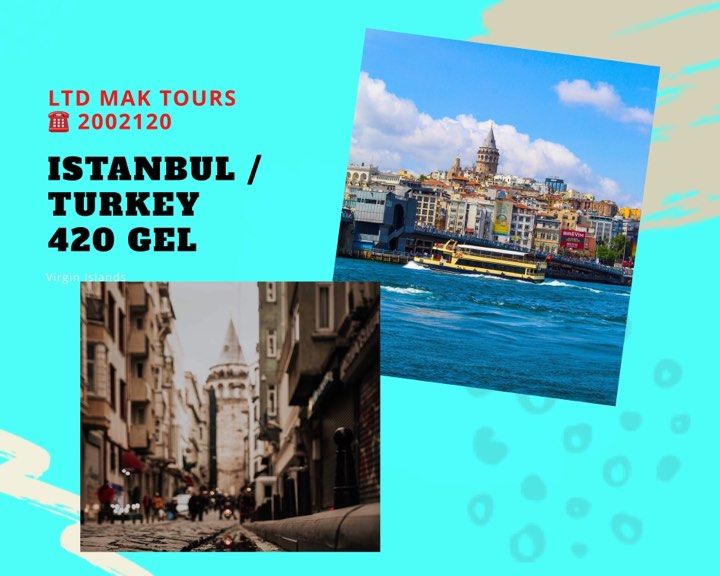 ISTANBUL -- სტამბოლი MAK TOURS-გან ️⃣️⃣️⃣ლარიდან