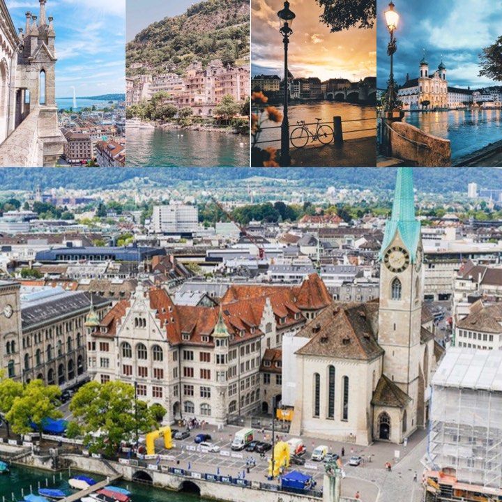Zurich - Lucerne - Stein am Rhein - Rheinfelden - Colmar-Basel- Interlaken-Berne - Friborg - Gruyere-Chillon Castle-Montreux-Geneva-Zurich