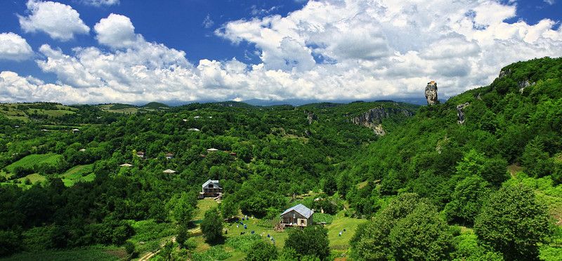 კაცხის სვეტი - სამცვერას ჩანჩქერი