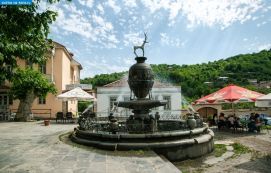 The city of love Sighnaghi, Bodbe monastery, the source of healing water - sv. Nino