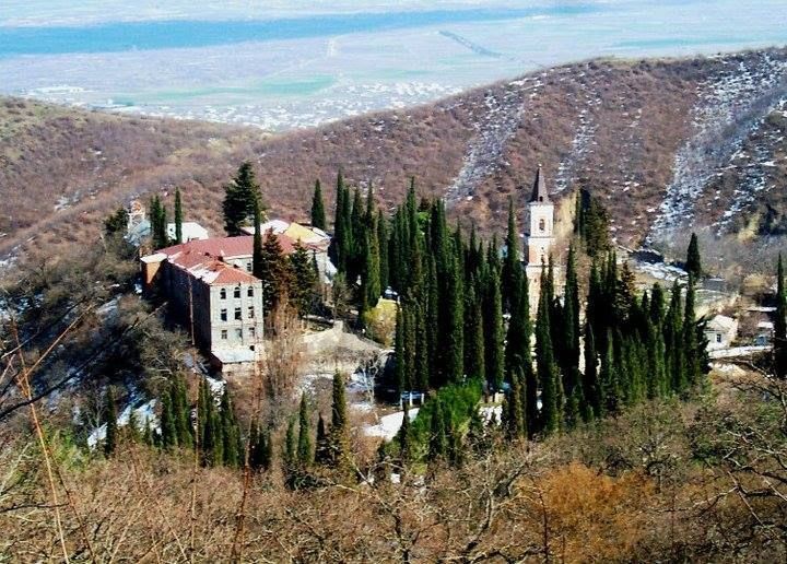The city of love Sighnaghi, Bodbe monastery, the source of healing water - sv. Nino