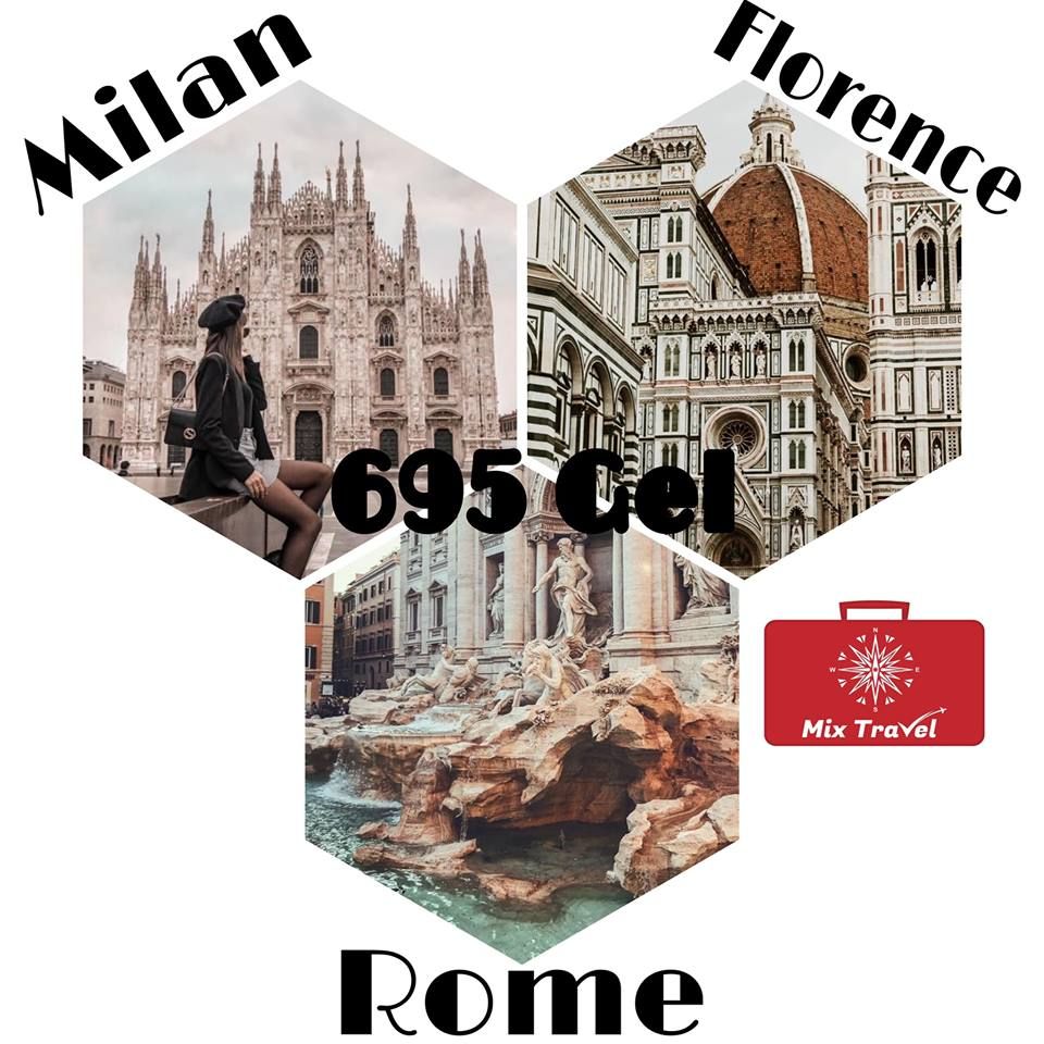აქცია! მილანი-ფლორენცია-რომი !