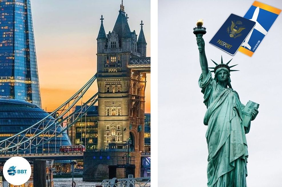 სავიზო მომსახურება: დიდი ბრიტანეთი - ამერიკის შეერთებული შტატები