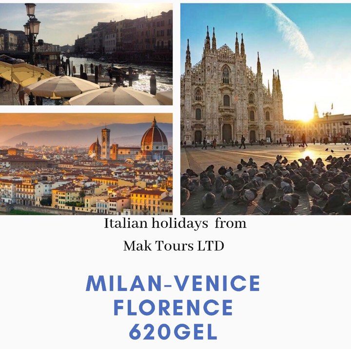 მილანი - ვენეცია - ფლორენცია
