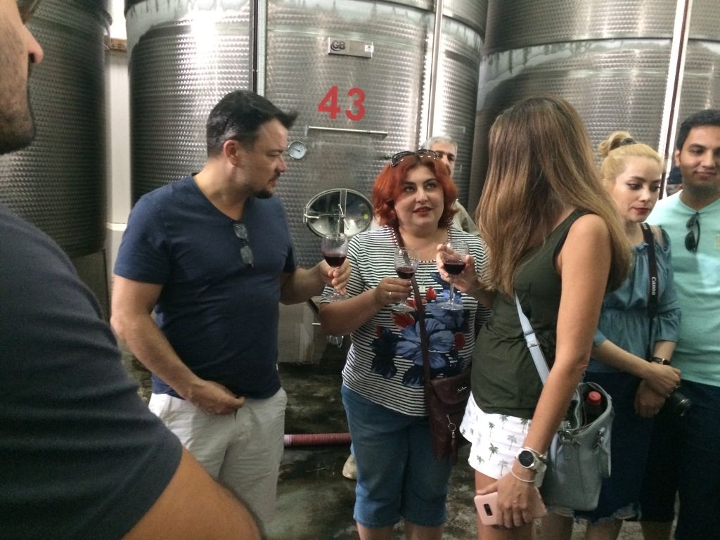 თელავი - წინანდალი - გრემი - ნეკრესი - ილიას ტბა - " მეღვინეობა ხარება " - " კორპორაცია ქინძმარაული ".