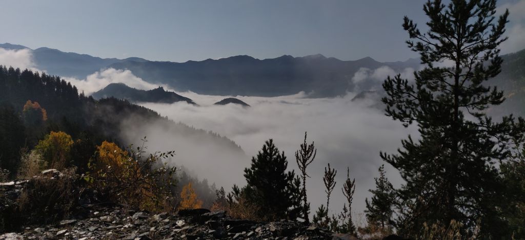 Horse drive from Tusheti to Vashlovani